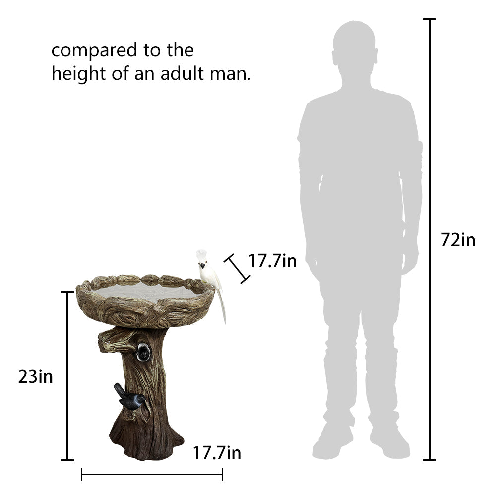 23.8 "H-Simulated Reinforced Concrete Bird Ponds with bird